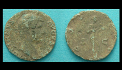 Hadrian, As, Salus Feeding Snake reverse